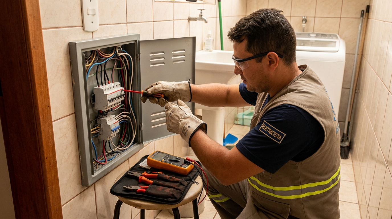 Instalacao de disjuntor residencial em Gravataí‑RS