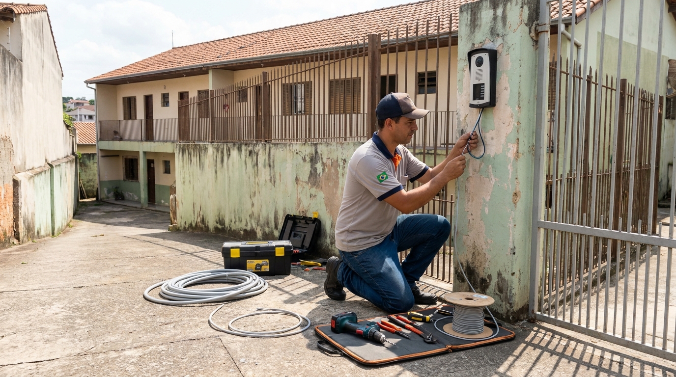 Instalacao de interfone residencial em Gravataí‑RS